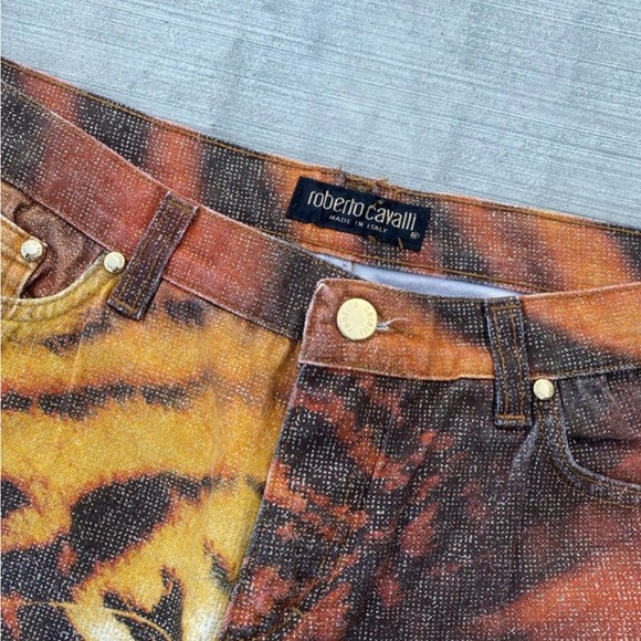 SOLD:Roberto cavalli vintage jeans - Picture 2 of 6